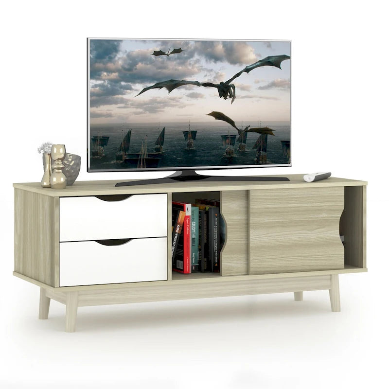 TV Stand for TV up to 60 Media Console Table Storage