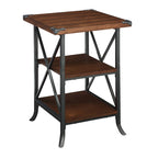 End Table with Shelves