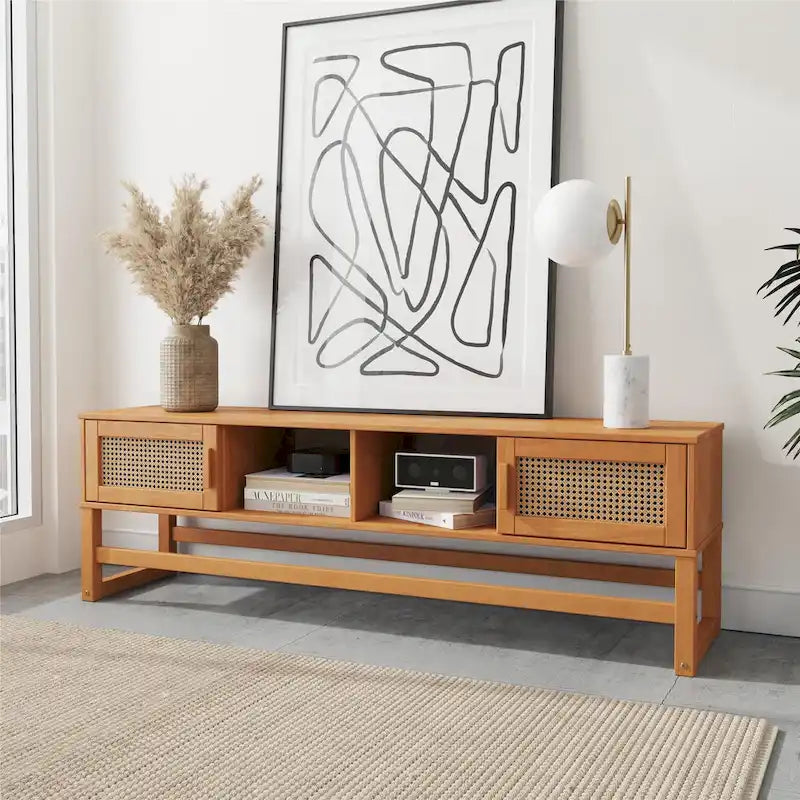 Media Console TV Stand with Storage