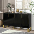 Sideboard Kitchen Cabinet with Four Doors and Adjustable Shelves