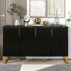 Sideboard Kitchen Cabinet with Four Doors and Adjustable Shelves