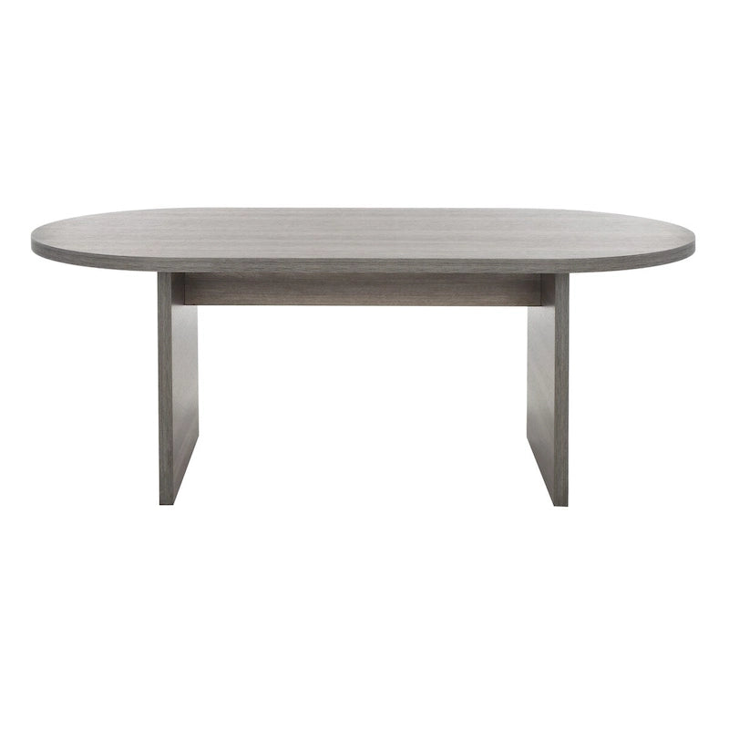 Modern Oval Coffee Table - 47 In. W x 24 In. D x 18 In. H - 47Wx24Dx18H