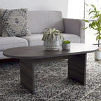SAFAVIEH Gulzada Modern Oval Coffee Table - 47 In. W x 24 In. D x 18 In. H - 47Wx24Dx18H
