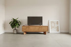 Oak Wood TV Stand for Wooden Entertainment Center