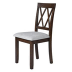 GDF Studio Avery 3 Piece Dining Set with Drop Leaf Dining Table and 2 Dining Upholstered Chairs