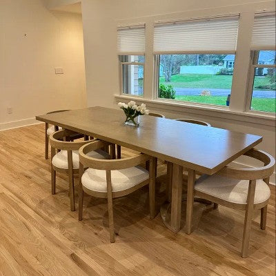 Christopher Knight Home Arkenis 7 Piece Rubberwood Upholstered Dining Set