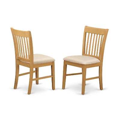 Small Kitchen Table Set with 4 Chairs - 42 Drop Leaf Dining Table, Oak Finish