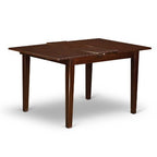 5-Piece Mahogany Finish Solid Wood Top - Rectangular Dining Room Set (Seats-4)