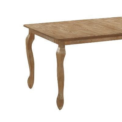 Christopher Knight Home Regan 7 Piece French Country Fabric Upholstered Wood and Cane Expandable Dining Set
