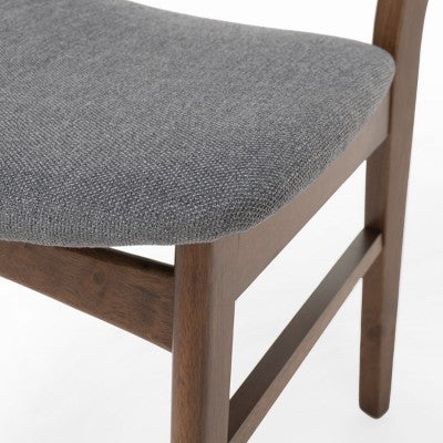 Christopher Knight Home Bryner Mid Century Modern Fabric Upholstered Wood 5 Piece Dining Set
