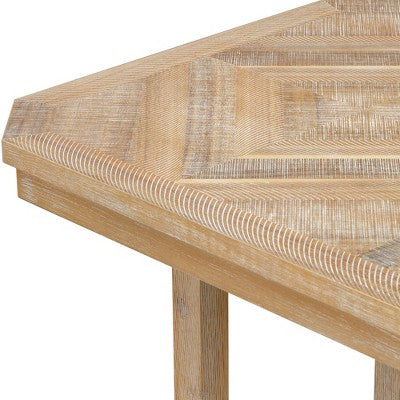 6 PCS Rubber Wood Dining Table Set with Beautiful Wood Grain Veneer Tabletop and Soft Cushion-ModernLuxe