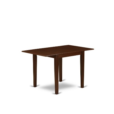 HomeStock 3-Piece Mahogany Finish Solid Wood Top Dining Table Set