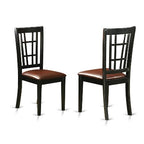 Southwestern Dining Table Set - Table & 2 Chairs - Rustic Wood Kitchen Set
