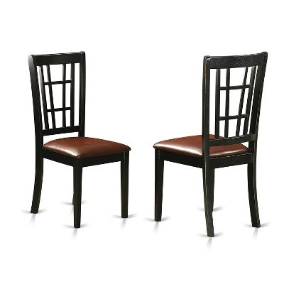 Southwestern Dining Table Set - Table & 2 Chairs - Rustic Wood Kitchen Set