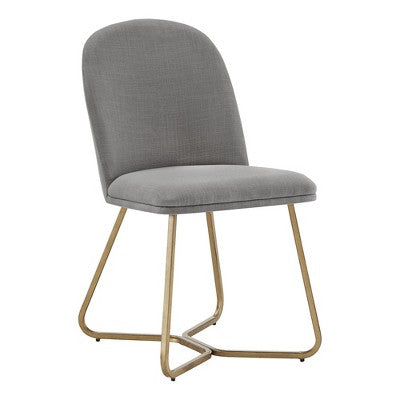 Karianne 4-Person Gold Metal Base Dining Set - iNSPIRE Q