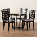 Baxton Studio Jamie Moden Wood 5-Piece Dining Set