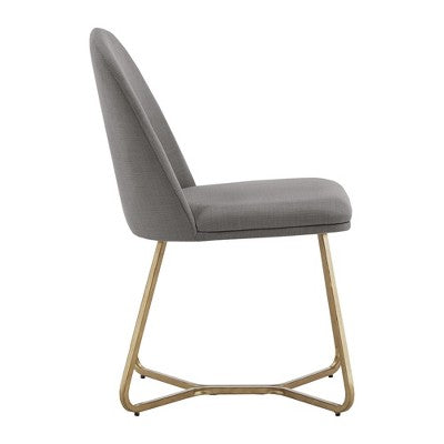 Karianne 4-Person Gold Metal Base Dining Set - iNSPIRE Q