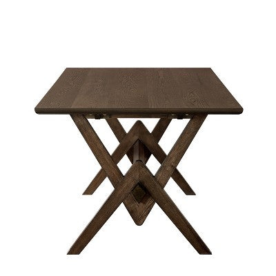 Christopher Knight Home Simon 5 Piece Mid-Century Modern Rubberwood Dining Set with Boucle Upholstered Chairs