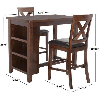 Everest 3 Piece Pub Set - DNS9203 - Safavieh