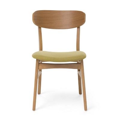 GDFStudio Balfern 5 Pieces Mid Century Modern Upholstered Wood Dining Set
