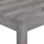 sumyeg Industrial 4-Piece Bar Table Set with Power Outlet in Grey