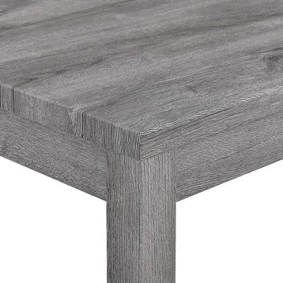 sumyeg Industrial 4-Piece Bar Table Set with Power Outlet in Grey