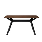 Christopher Knight Home Lareyna 7 Piece Mid-Century Modern Rubberwood Upholstered Dining Set