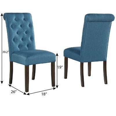 Ashford 5-Piece Dining Set, Hairpin Dining Table with 4 Chairs, 4 Color Options
