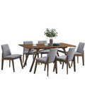 Christopher Knight Home Tabitha 7pcs Upholstered Wood Dining Set