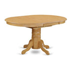 HomeStock Oval Dining Table Set With 4 Chairs Formal Style