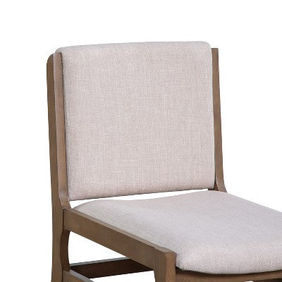 Christopher Knight Home Zephyr 3 Piece Contemporary Rubberwood Upholstered Dining Set