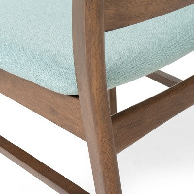 Christopher Knight Home Bryner Mid Century Modern Fabric Upholstered Wood 5 Piece Dining Set