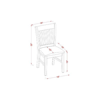 Small Kitchen Table Set with 4 Chairs - 42 Drop Leaf Dining Table, Oak Finish