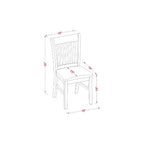 Small Kitchen Table Set with 4 Chairs - 42 Drop Leaf Dining Table, Oak Finish