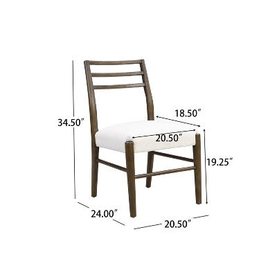 Christopher Knight Home Candice Modern 9 Piece Rubberwood Upholstered Dining Set