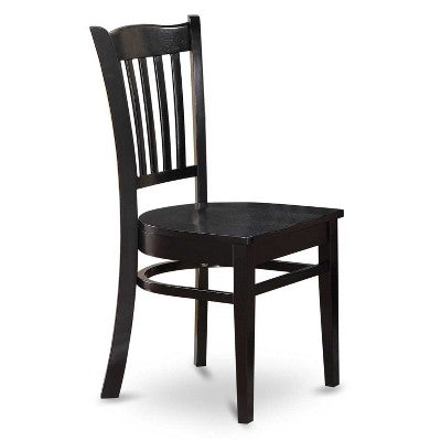 HomeStock Belmont 5 Piece Kitchen Table & Chairs Set Includes a Round Dining Room Table , Pedestal , 4 Solid Wood Seat Chairs, 42x42 Inch, Linen White
