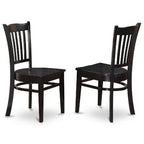 HomeStock Belmont Small Kitchen Table Set - Kitchen Dinette Table And Dining Chairs