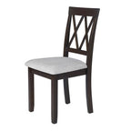 GDF Studio Avery 3 Piece Dining Set with Drop Leaf Dining Table and 2 Dining Upholstered Chairs