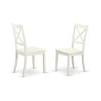 Round Kitchen Table Set for 4 - Dining Table with 2 Chairs - Mediterranean Style