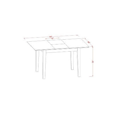 Small Dining Set - Kitchen Table & Chairs - Modern Dining Room Furniture for Apartments