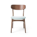 GDFStudio Balfern 5 Pieces Mid Century Modern Upholstered Wood Dining Set