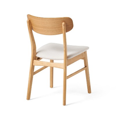 GDFStudio Balfern 5 Pieces Mid Century Modern Upholstered Wood Dining Set