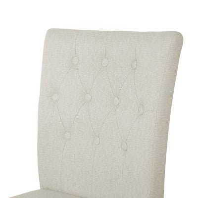 ChaletPosh 5 Pieces Dining Set with Linen Cover Dining Chair
