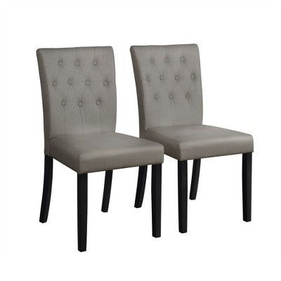ChaletPosh 7 Pieces Dining Set with Linen Cover Dining Chair