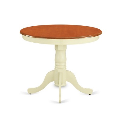 HomeStock Kitchen Nook Dining Set Round Table with 2 Chairs Modern Style