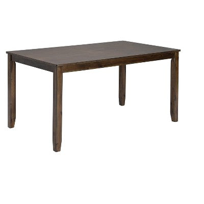 sumyeg 6 Piece Wooden Dining Table Set with Table, 4 Upholstered Chairs and Bench