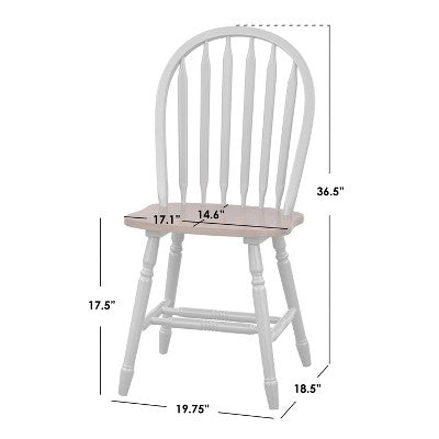 5pc Double Drop Leaf Dining Set Wood - Buylateral