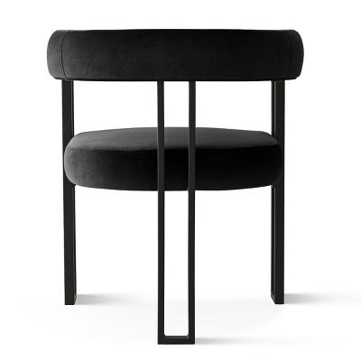 Expandable Round to Oval Dining Table Set with 8 Velvet Chairs, 3-in-1 Pedestal Dining Set, Seats 4 to 8, Modern Dining Room Set-Panipeachy