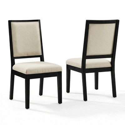 Modern Dining Set - 80 Table + 6 Cushioned Chairs, Solid Wood Frame, 400lbs Table Capacity, Easy Assembly