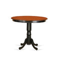 Kitchen Counter Height Set - 5 Piece Table & Chairs - Modern Dining Room Furniture - Black Cherry Finish